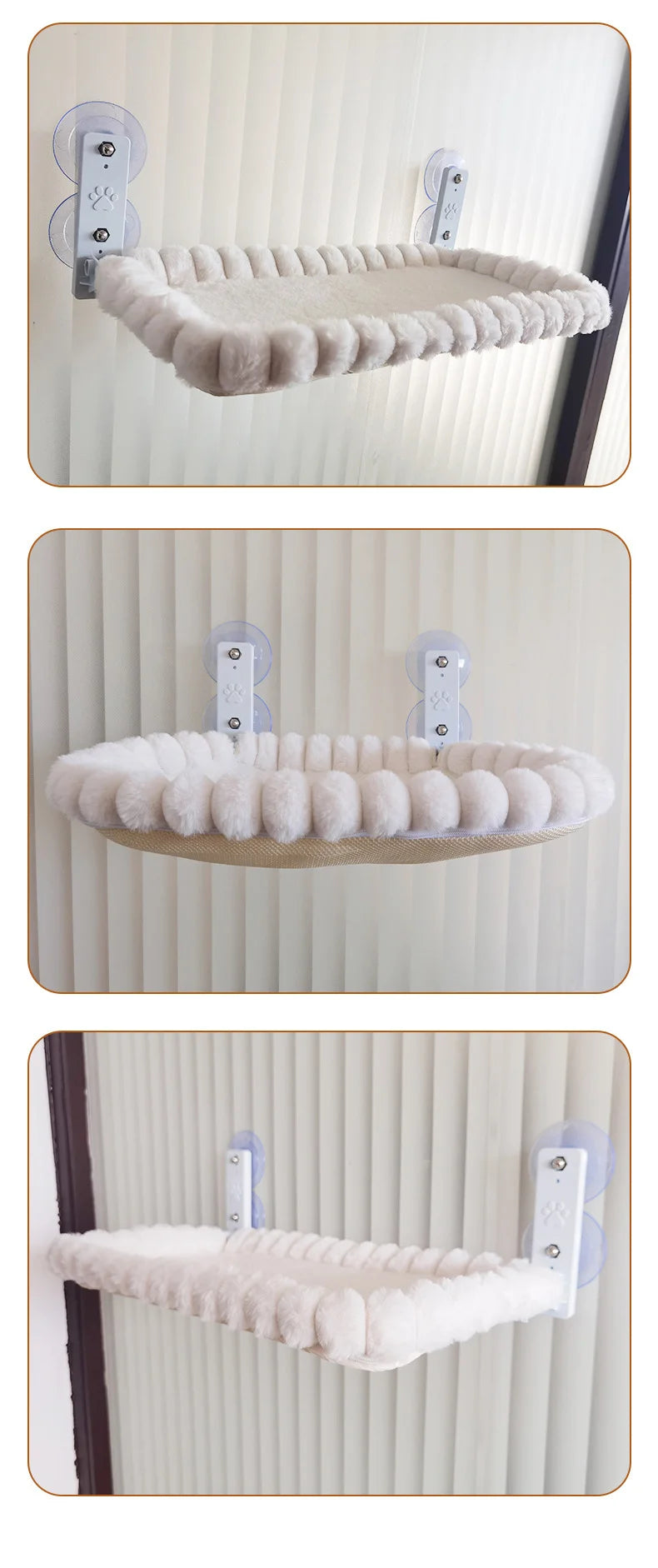 Cat Window Hammock with Strong Suction Cups β Cozy Perch for Indoor Cats