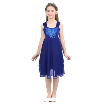 Kids Girls Ballerina Tutu Ballet Lyrical Dance Dress Gymnastics Leotard Sequins Fairy Tutu Ballet Jersey Dance Dress Costumes