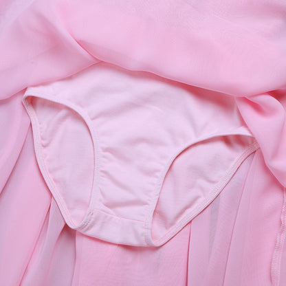 Kids Girls Ballerina Tutu Ballet Lyrical Dance Dress Gymnastics Leotard Sequins Fairy Tutu Ballet Jersey Dance Dress Costumes