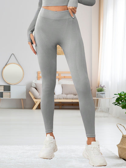 Nude Peach-Colored Butt-Lifting High-Elastic Women's Tight-Fitting Quick-Drying Running Outerwear High-Waisted Sexy Fitness Yoga Pants