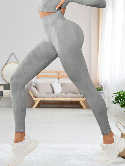 Nude Peach-Colored Butt-Lifting High-Elastic Women's Tight-Fitting Quick-Drying Running Outerwear High-Waisted Sexy Fitness Yoga Pants