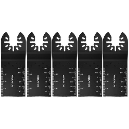 Oscillating Saw Blades Fast Fit Mixed Blades Oscillating Saw Blade Kit Multitool Blades for Metal, Wood, Plastic, MDF & More