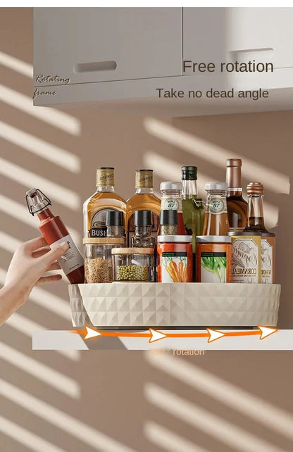 Rotating Spice Rack Organizer