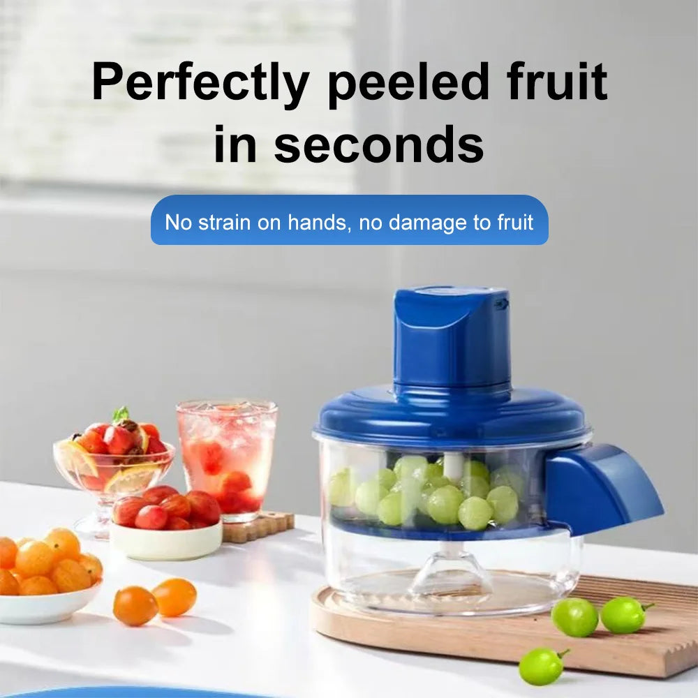 2026 Upgrade Electric Garlic Fruit Peeler Effortless Peeling One-Touch Operation Easy to Clean Remover Tool for Kitchen