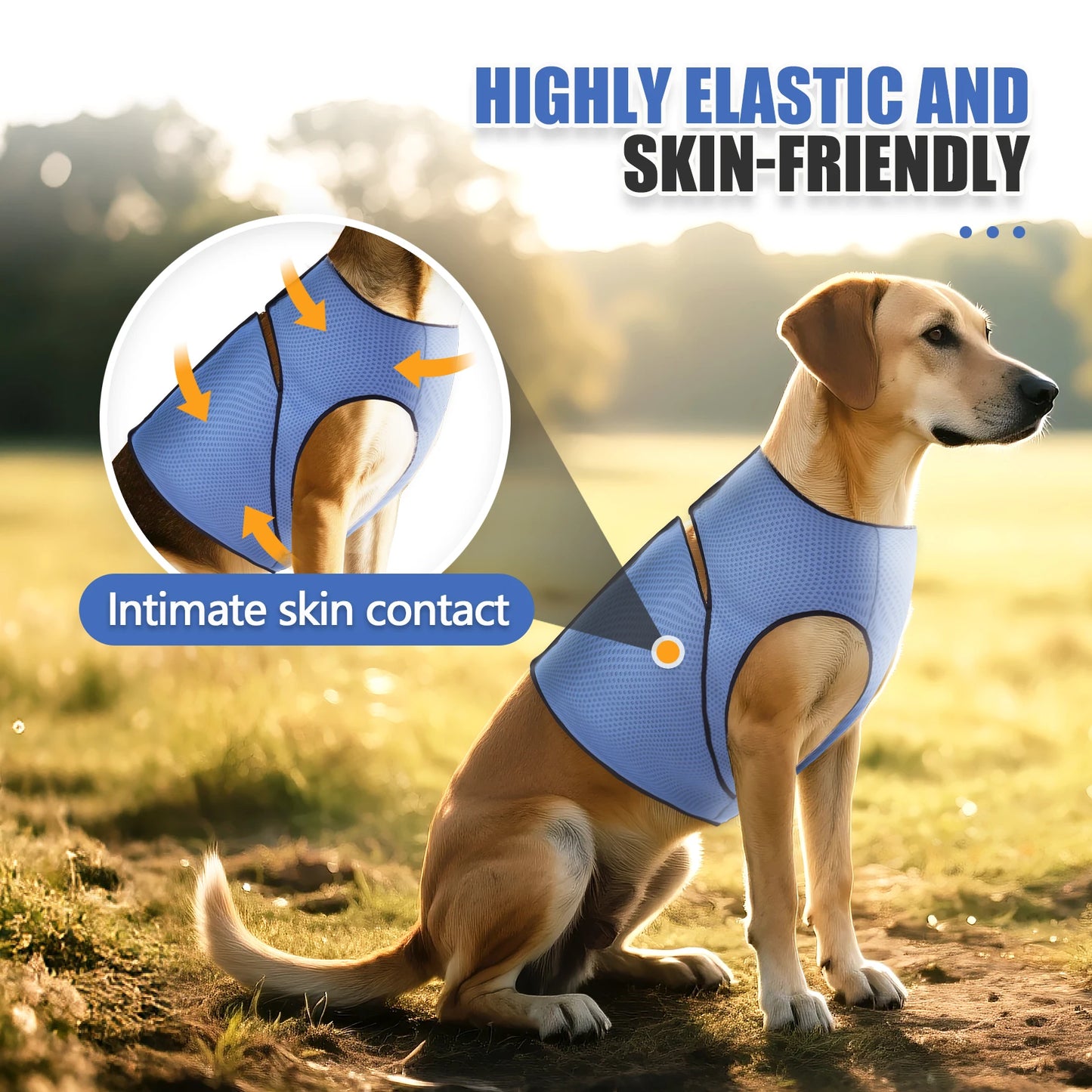 Dog Anxiety Jacket, Dog Coat for Thunder, Skin-Friendly Dog Calming Shirt - Keep Pet Calm, Anti Anxiety Vest for Dogs and Cat