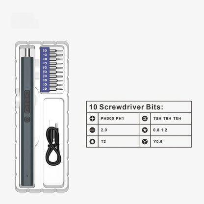 12-In-1 50-In-1 Electric Screwdriver Set Phone Game Machine Toy Computer Charging Screwdriver Rechargeable Wireless Cordless Bit