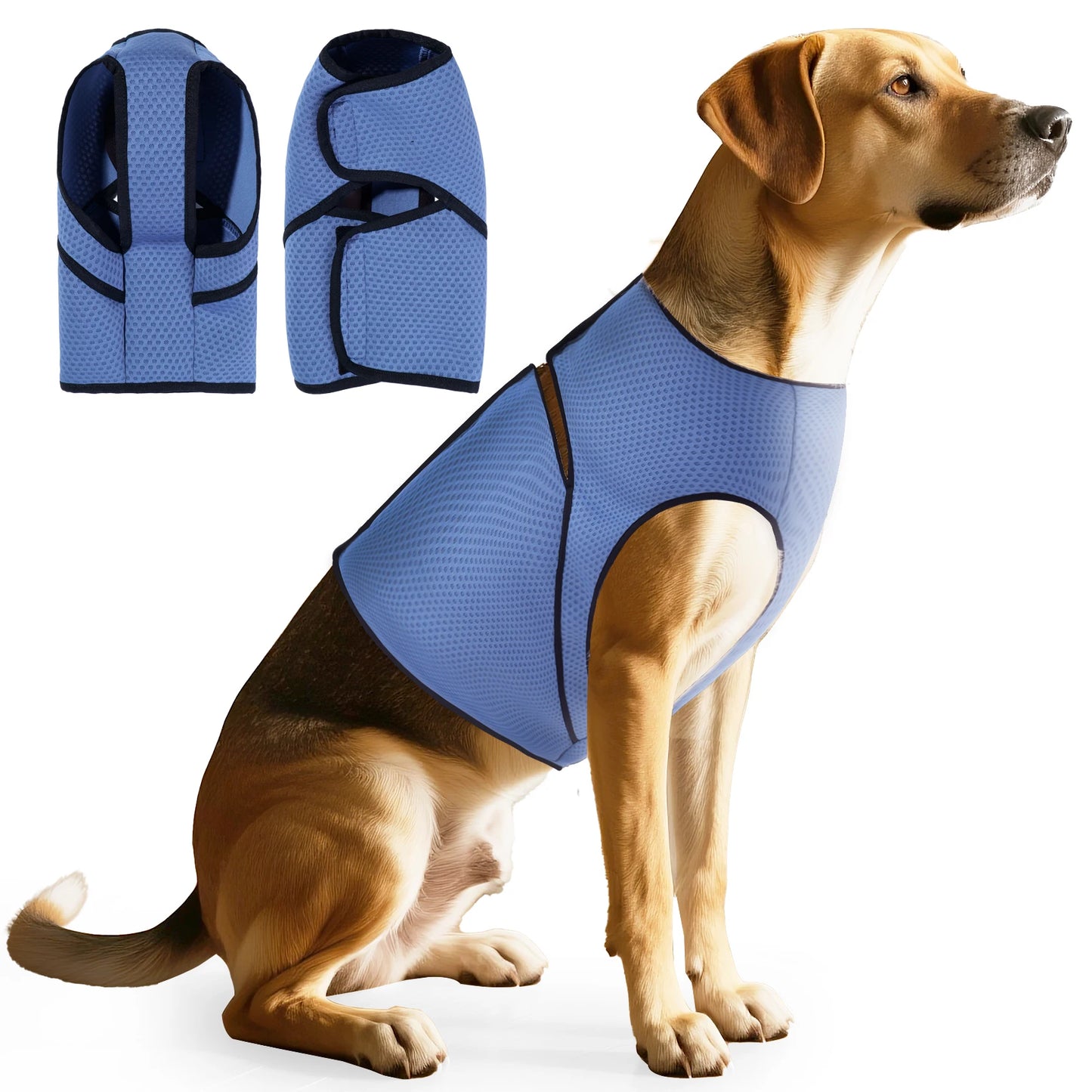 Dog Anxiety Jacket, Dog Coat for Thunder, Skin-Friendly Dog Calming Shirt - Keep Pet Calm, Anti Anxiety Vest for Dogs and Cat