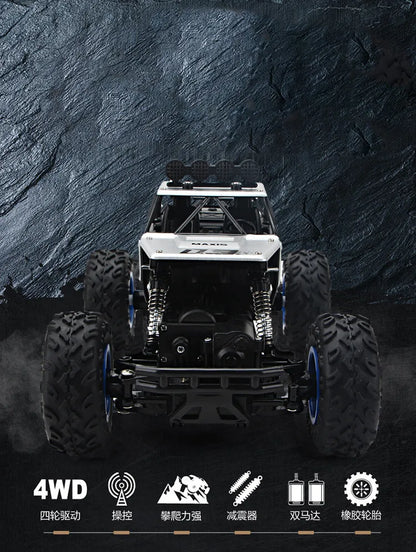 35CM Remote Control Off Road RC Car Radio Climbing Super Alloy Truck Buggy 4x4 RTR Vehicle Electric Toy Childrens Kids Gifts