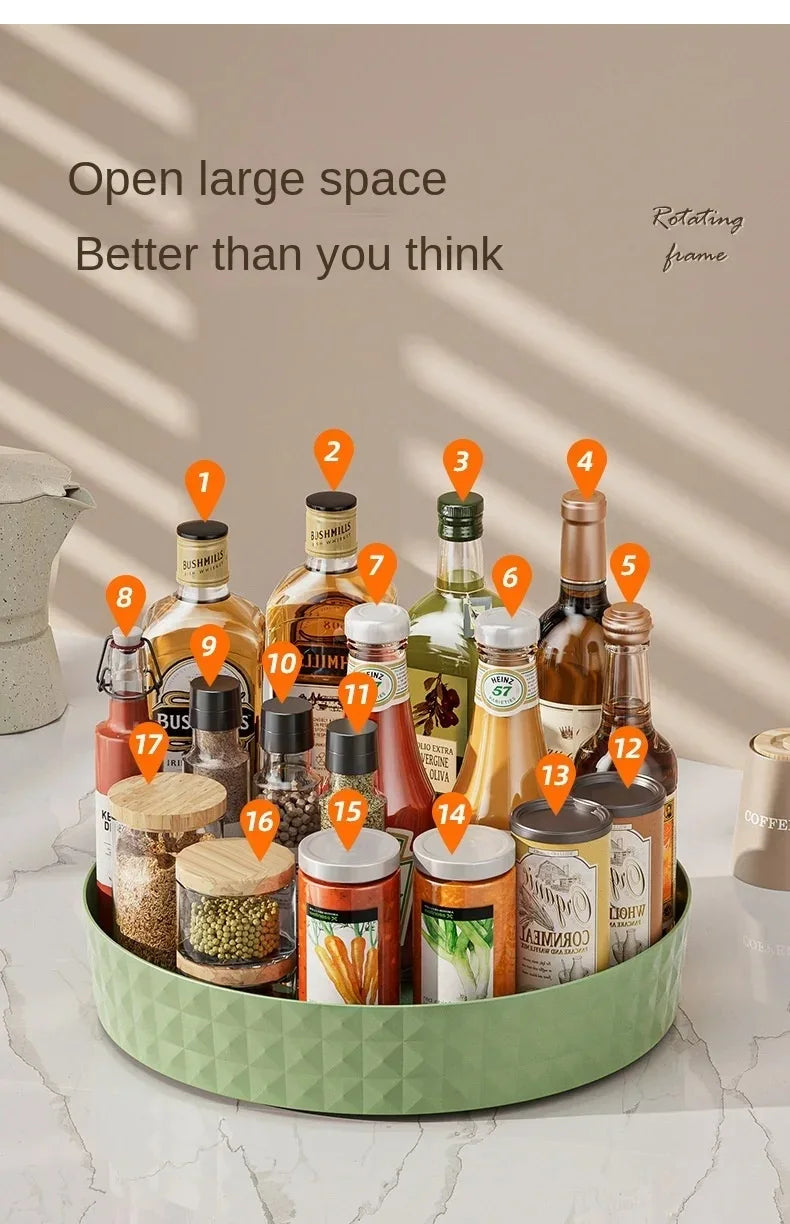 Rotating Spice Rack Organizer