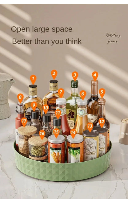 Rotating Spice Rack Organizer