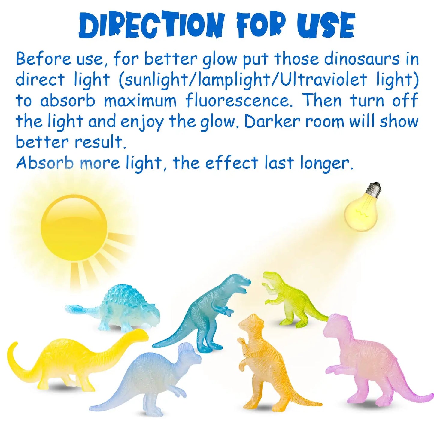 13/26/39pcs Mini Glow in Dark Dinosaur Model Toys for Boys Kids Birthday Party Favor Gift Cupcake Topper Classroom Prize