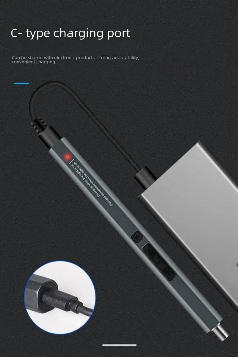 12-In-1 50-In-1 Electric Screwdriver Set Phone Game Machine Toy Computer Charging Screwdriver Rechargeable Wireless Cordless Bit