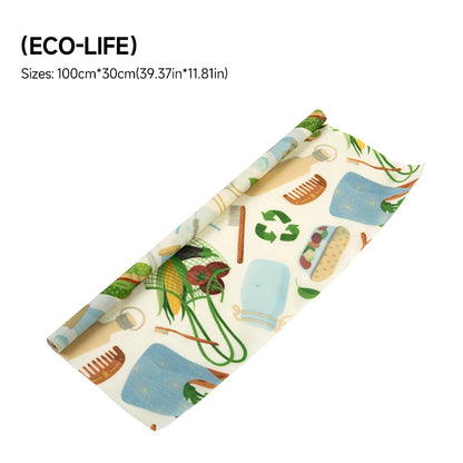 WEEDI Reusable Beeswax Wrap Roll, Eco-Friendly, Wax Paper Roll, Plastic-Free Beeswax Food Wrap for Sandwich, Fruit & Bowl Cover