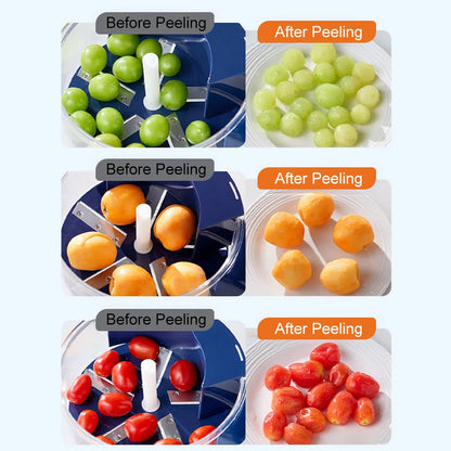 2026 Upgrade Electric Garlic Fruit Peeler Effortless Peeling One-Touch Operation Easy to Clean Remover Tool for Kitchen