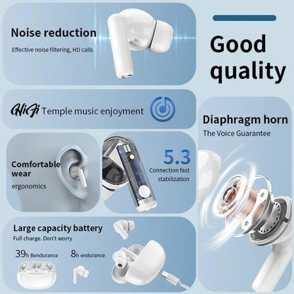 Original Bluetooth Earphones Wireless Bluetooth Headset Noise Cancelling Earbuds with Mic Wireless Headphones for smartphones