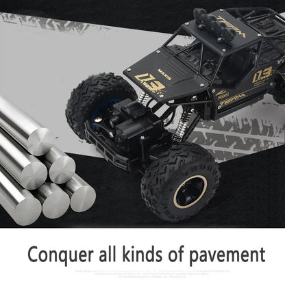 35CM Remote Control Off Road RC Car Radio Climbing Super Alloy Truck Buggy 4x4 RTR Vehicle Electric Toy Childrens Kids Gifts