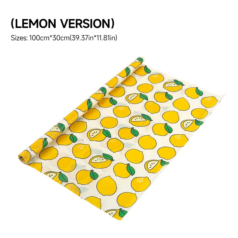 WEEDI Reusable Beeswax Wrap Roll, Eco-Friendly, Wax Paper Roll, Plastic-Free Beeswax Food Wrap for Sandwich, Fruit & Bowl Cover