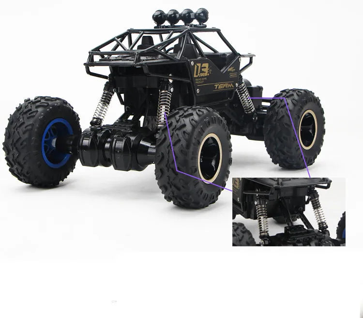 35CM Remote Control Off Road RC Car Radio Climbing Super Alloy Truck Buggy 4x4 RTR Vehicle Electric Toy Childrens Kids Gifts
