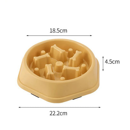 Slow Feeder Dog Bowl Anti-choking Puppy Food Bowl Anti-slip Pet Slow Eating Dog Dishes Puzzle Feeders for Dogs Small Medium