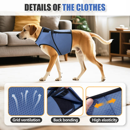 Dog Anxiety Jacket, Dog Coat for Thunder, Skin-Friendly Dog Calming Shirt - Keep Pet Calm, Anti Anxiety Vest for Dogs and Cat