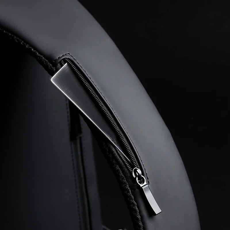 Anti-theft Shoulder Men's Fashion Sling Backpack with USB Charging Port, Waterproof Crossbody Chest Bag for Travel & Daily Use