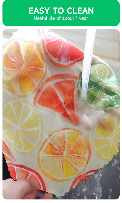 WEEDI Reusable Beeswax Wrap Roll, Eco-Friendly, Wax Paper Roll, Plastic-Free Beeswax Food Wrap for Sandwich, Fruit & Bowl Cover
