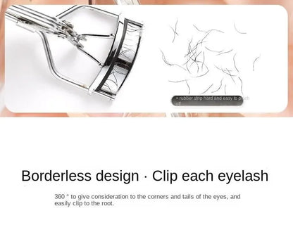 Dual-Type Eyelash Curler with Comb – Wide & Partial Clip Options, Waterproof, Long-Lasting, Natural Curl, Unisex Certified