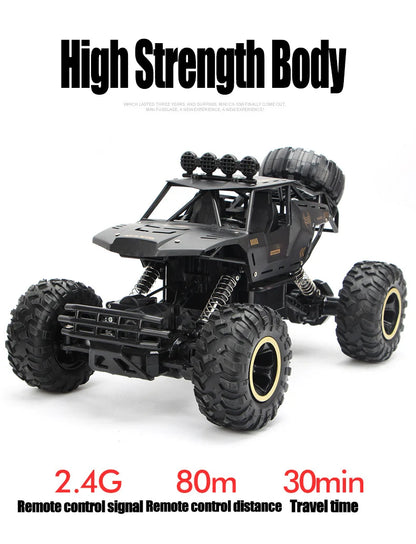 35CM Remote Control Off Road RC Car Radio Climbing Super Alloy Truck Buggy 4x4 RTR Vehicle Electric Toy Childrens Kids Gifts
