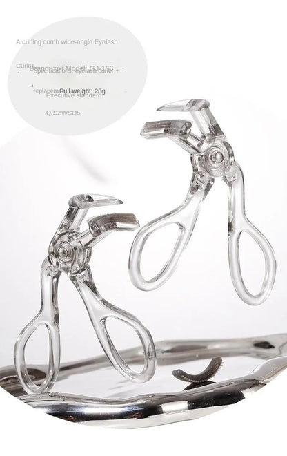Dual-Type Eyelash Curler with Comb – Wide & Partial Clip Options, Waterproof, Long-Lasting, Natural Curl, Unisex Certified