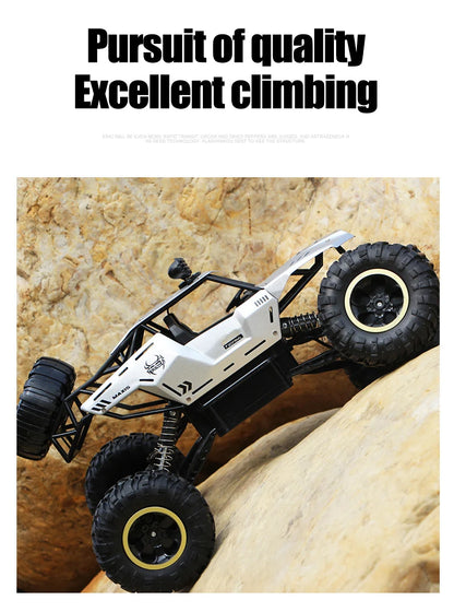 35CM Remote Control Off Road RC Car Radio Climbing Super Alloy Truck Buggy 4x4 RTR Vehicle Electric Toy Childrens Kids Gifts