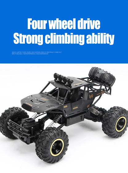 35CM Remote Control Off Road RC Car Radio Climbing Super Alloy Truck Buggy 4x4 RTR Vehicle Electric Toy Childrens Kids Gifts