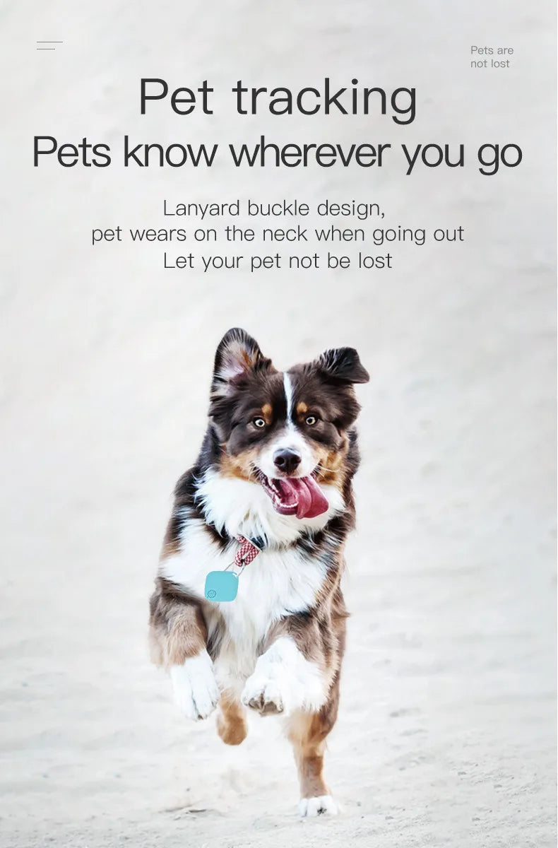 Smart Bluetooth GPS Tracker Tag Anti-Lost Reminder Compatible with Android IOS Car Key Pet Finder Rated Locator