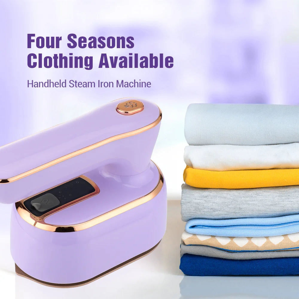 Mini Garment Steamer Portable Folding Handheld Steam Iron Home Travelling For Clothes Ironing Wet Dry Ironing Machine