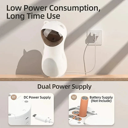 Automatic Cat Laser Toy Teaser LED Interactive Kitten Training Entertaining Adjustable Multi Angle USB Rechargeable