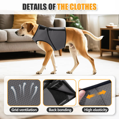 Dog Anxiety Jacket, Dog Coat for Thunder, Skin-Friendly Dog Calming Shirt - Keep Pet Calm, Anti Anxiety Vest for Dogs and Cat