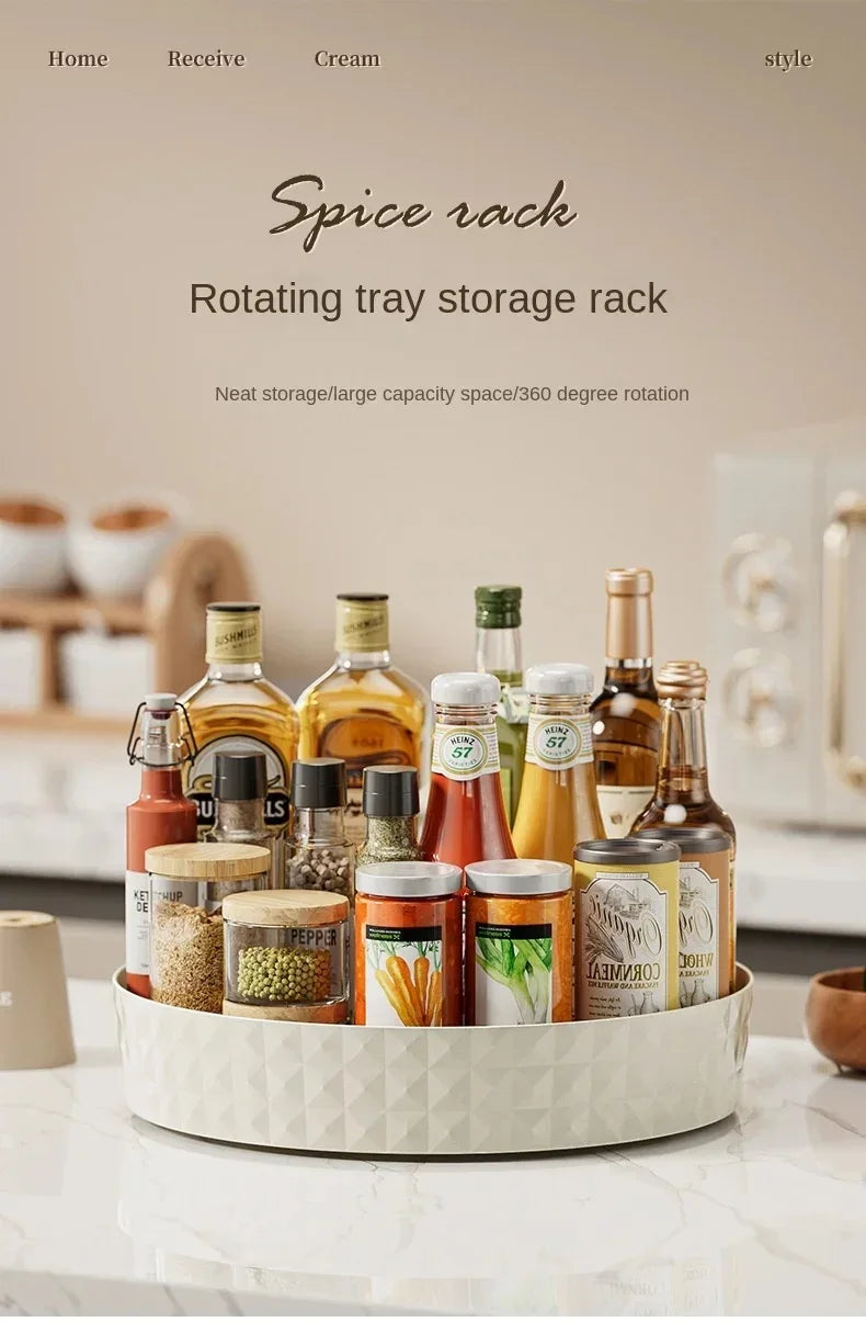 Rotating Spice Rack Organizer